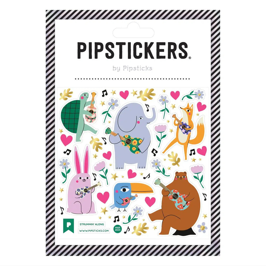 Pipsticks - Strummin' Along sticker sheet | Scout & Co