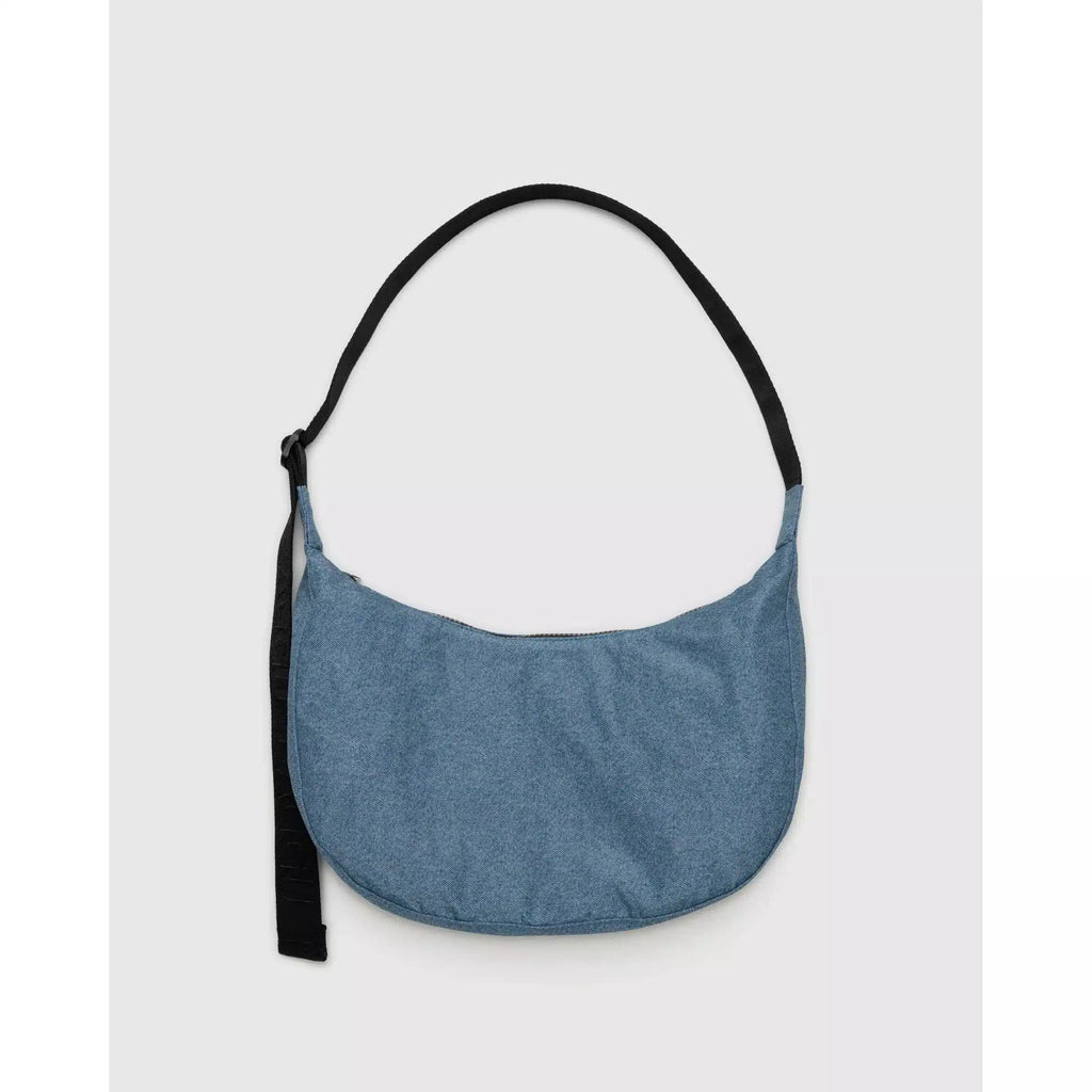 Baggu - Medium Nylon Crescent bag - Digital Denim | Scout & Co