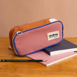 Hindbag - Max Tricolour Pencil Case - Blush Pink | Scout & Co