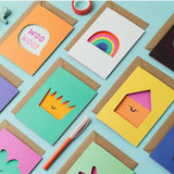 Rumble Cards - Rainbow die-cut card | Scout & Co