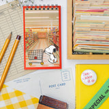 3P4 x Peanuts - Snoopy Grocery Mini Notebook | Scout & Co