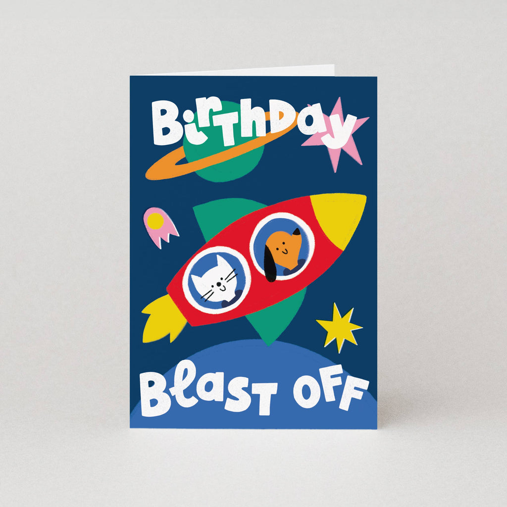 Studio Boketto - Blast Off birthday card | Scout & Co