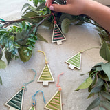 Cotton Twist - Stitched Christmas Tree decorations kit | Scout & Co