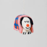 Wrap - Mimi Dog hanging felt ornament | Scout & Co