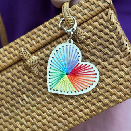 Cotton Twist - Heart keyring craft kit | Scout & Co