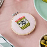 Cotton Clara - Pickle Jar Cross Stitch Kit | Scout & Co