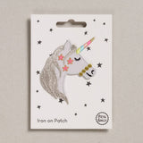 Petra Boase - Unicorn Head Iron-On Embroidered Patch | Scout & Co