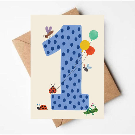 Daria Solak - 1st birthday card | Scout & Co