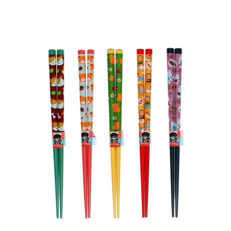 Rex - Children's bamboo chopsticks (5 pairs) | Scout & Co