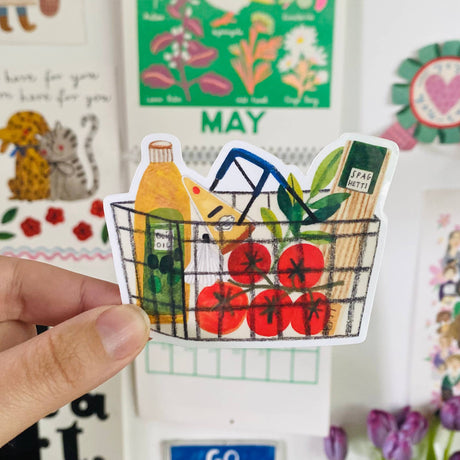 Daria Solak - Spaghetti Cart sticker | Scout & Co