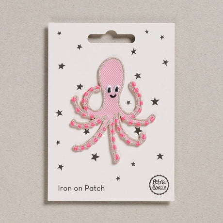 Petra Boase - Iron on Patch - Pink Octopus | Scout & Co
