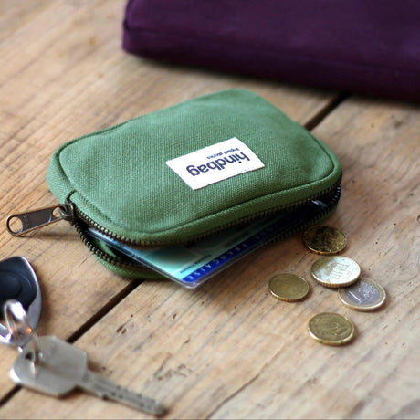 Lili Olive green coin purse | Scout & Co