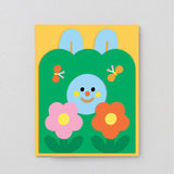 Wrap - Rabbit In Burrow fold-out card | Scout & Co