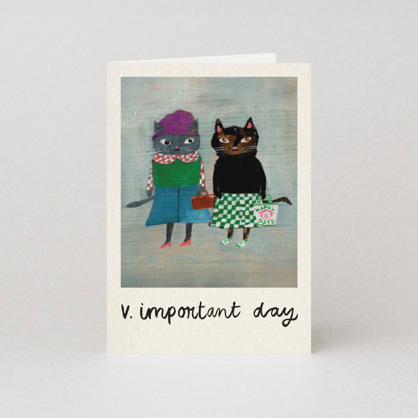 Studio Boketto - V. Important Day Cat card | Scout & Co