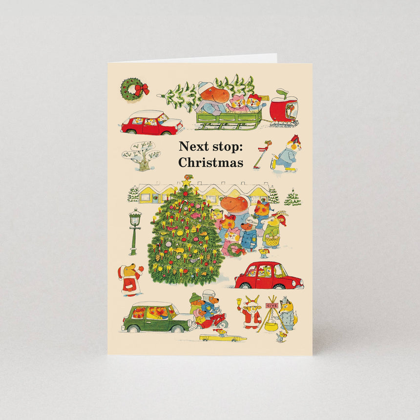 Studio Boketto x Richard Scarry - Next Stop - Christmas card | Scout & Co