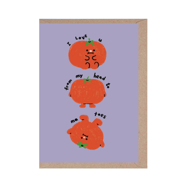 Rumble Cards - I Love You From My Head to My Toes card | Scout & Co