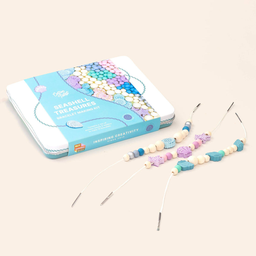 Cotton Twist - Seashell Treasures Bracelet Making Kit | Scout & Co