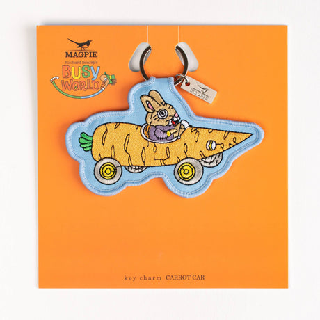 Magpie x Richard Scarry Carrot Car Key Charm | Scout & Co