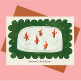 Daria Solak - Ice Skating Elves Christmas card | Scout & Co