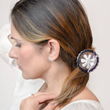 Winona Irene - Persephone flower round hair claw | Scout & Co