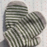 Konges Sløjd - Filla mittens - 2 pairs - Lemon / Stripe | Scout & Co