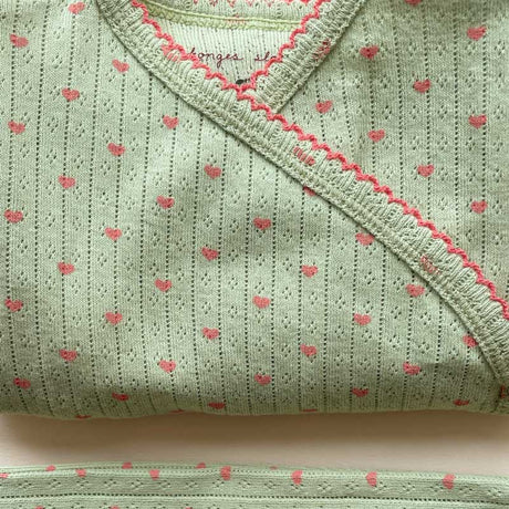 Konges Sløjd - Minnie baby bodysuit - Coeur Lint