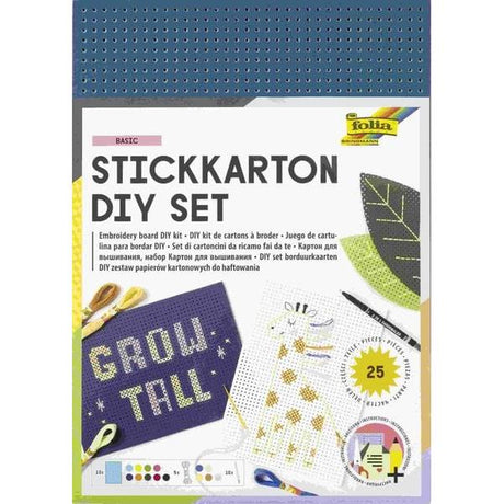 Folia - Embroidery board 25-piece DIY kit | Scout & Co