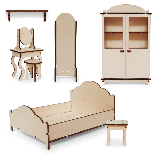 Sam & Julia: The Mouse Mansion - Furniture Kit - Bedroom | Scout & Co