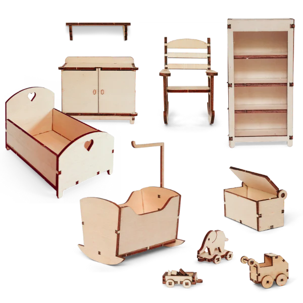 Sam & Julia: The Mouse Mansion - Furniture Kit - Nursery | Scout & Co