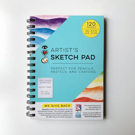 I Heart Art - Artist's sketch pad | Scout & Co