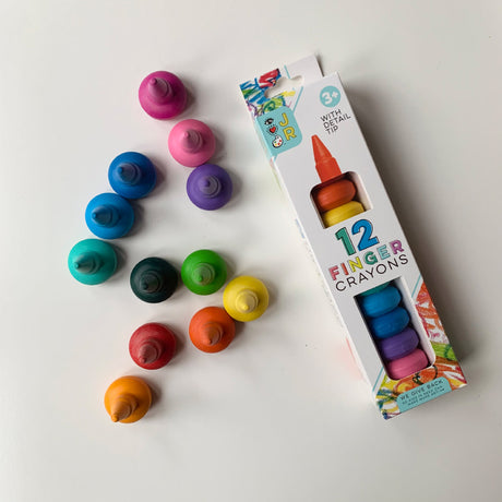 I Heart Art - Finger crayons - set of 12 | Scout & Co