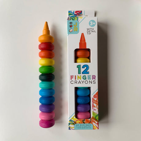 I Heart Art - Finger crayons - set of 12 | Scout & Co