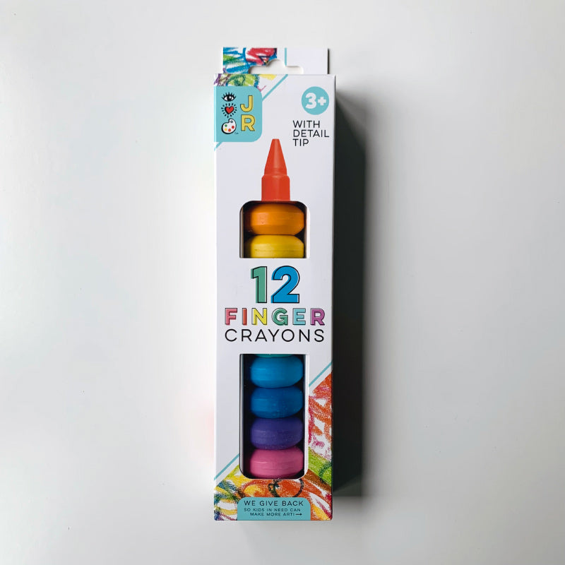 I Heart Art - Finger crayons - set of 12 | Scout & Co