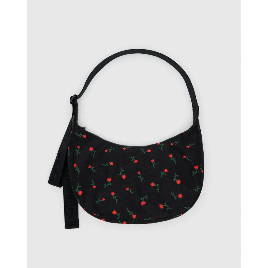 Baggu - Medium Nylon Crescent bag - Painted Wildflower | Scout & Co