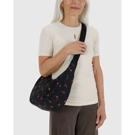 Baggu - Medium Nylon Crescent bag - Painted Wildflower | Scout & Co