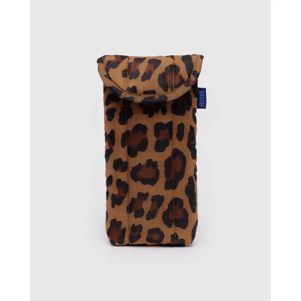 Baggu - Puffy glasses sleeve - Leopard | Scout & Co
