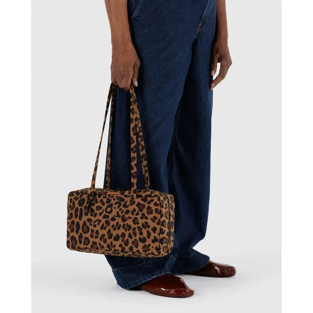 Baggu - Nylon Bowler bag - Leopard | Scout & Co