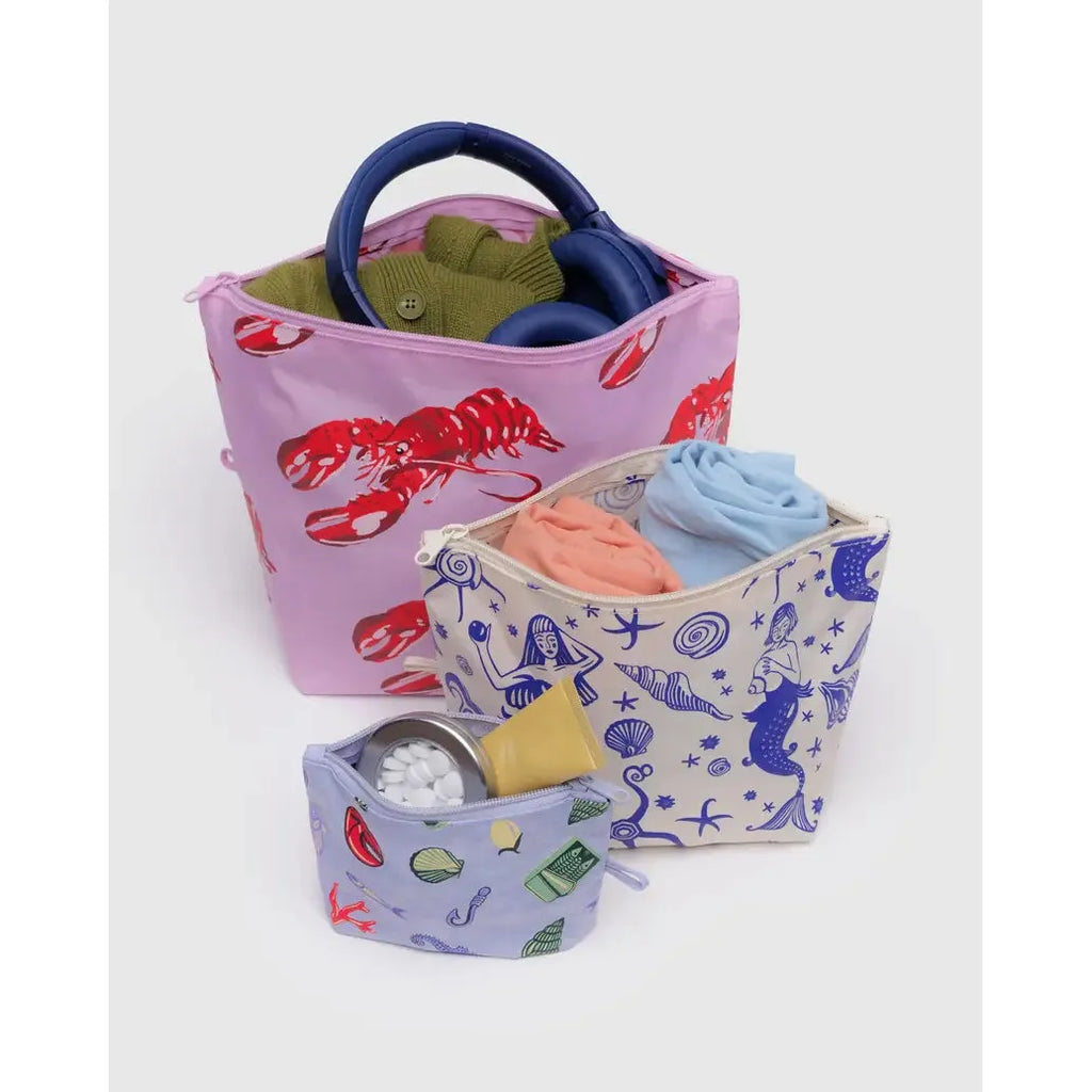 Baggu - Go Pouch set of 3 - Sea Creatures | Scout & Co