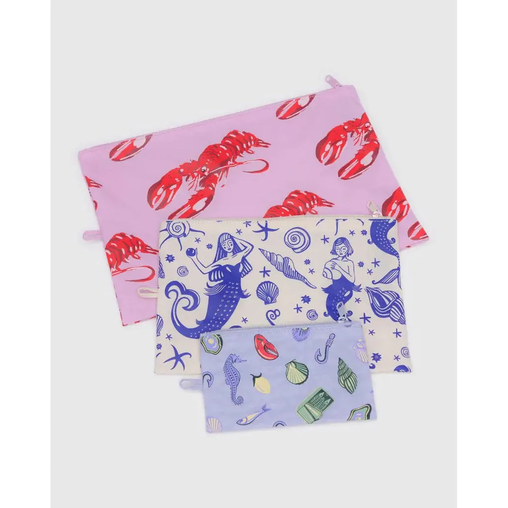 Baggu - Go Pouch set of 3 - Sea Creatures | Scout & Co