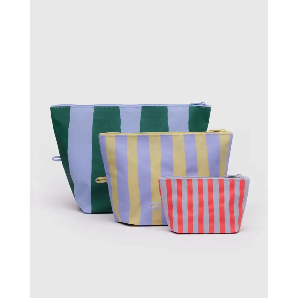 Baggu - Go Pouch set of 3 - Painted Stripe | Scout & Co