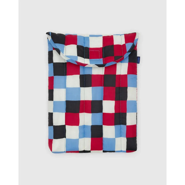 Baggu - Puffy laptop sleeve 13in / 14in - Painted Check | Scout & Co