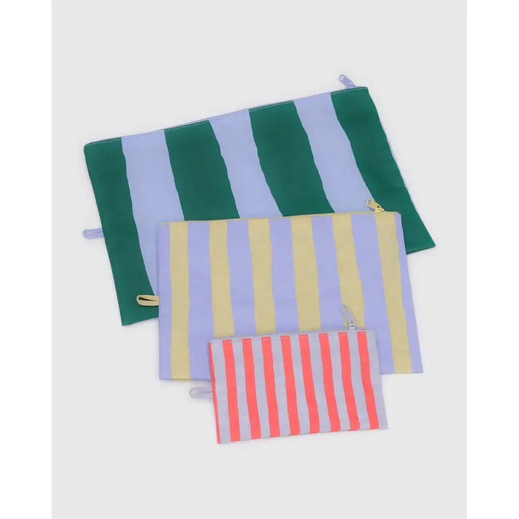 Baggu - Go Pouch set of 3 - Painted Stripe | Scout & Co
