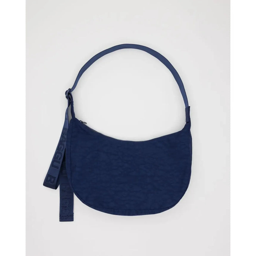 Baggu - Medium Nylon Crescent bag - Navy | Scout & Co