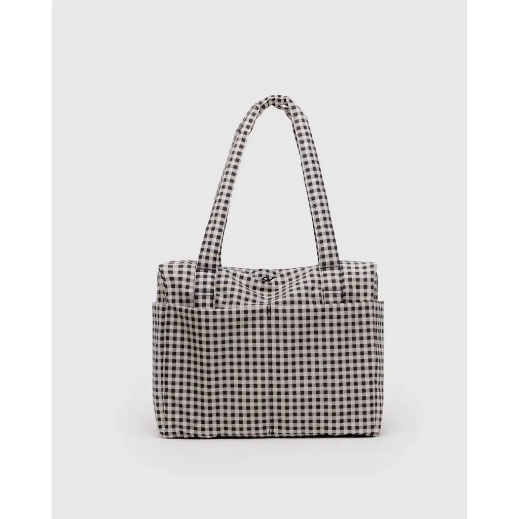 Baggu - Small Cloud Carry-On bag - Black & White Gingham | Scout & Co