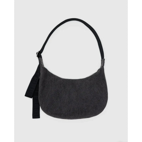 Baggu - Medium Denim Crescent bag - Washed black | Scout & Co