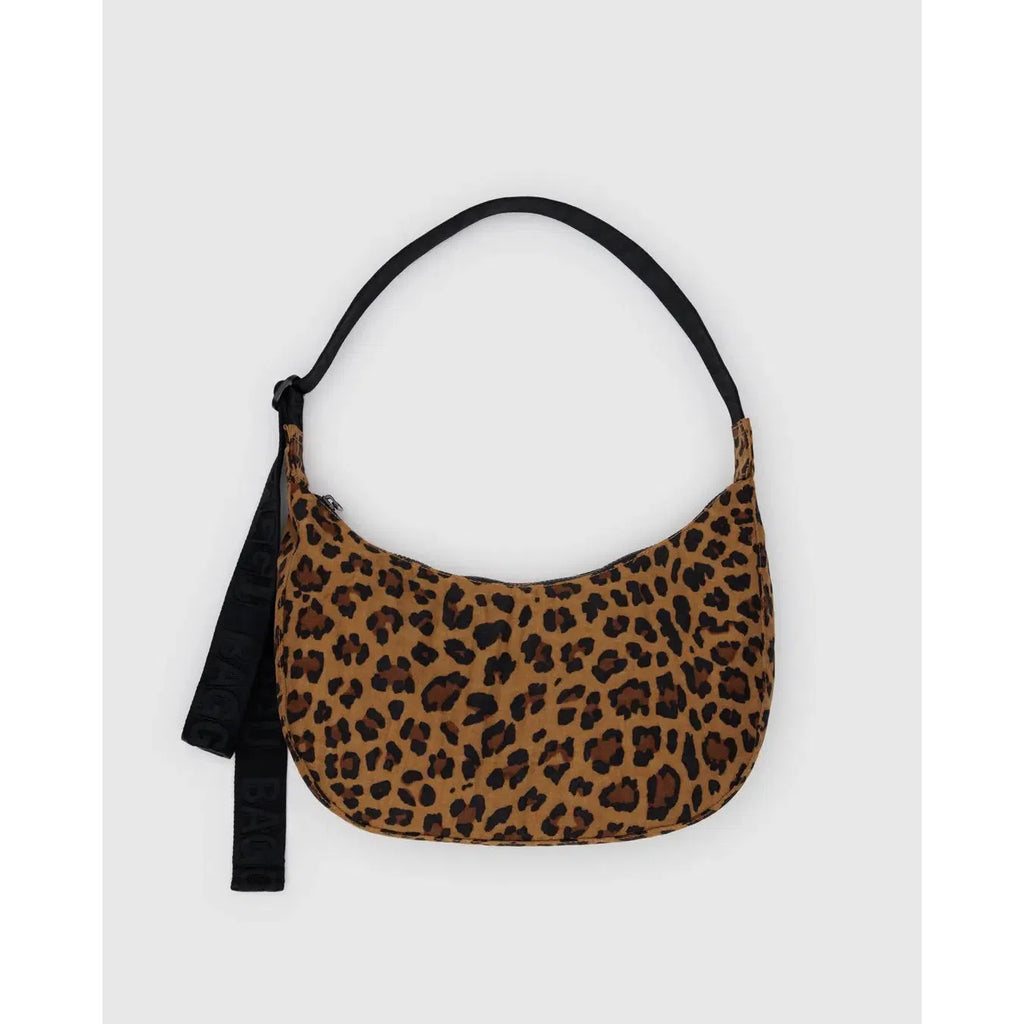 Baggu - Medium Nylon Crescent bag - Leopard | Scout & Co