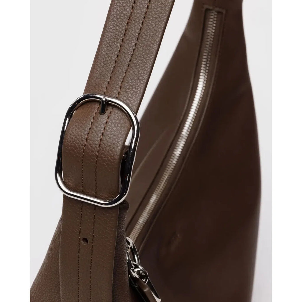 Baggu - Recycled Leather Shoulder bag - Brown | Scout & Co