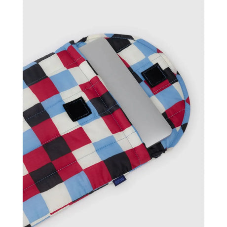 Baggu - Puffy laptop sleeve 13in / 14in - Painted Check | Scout & Co