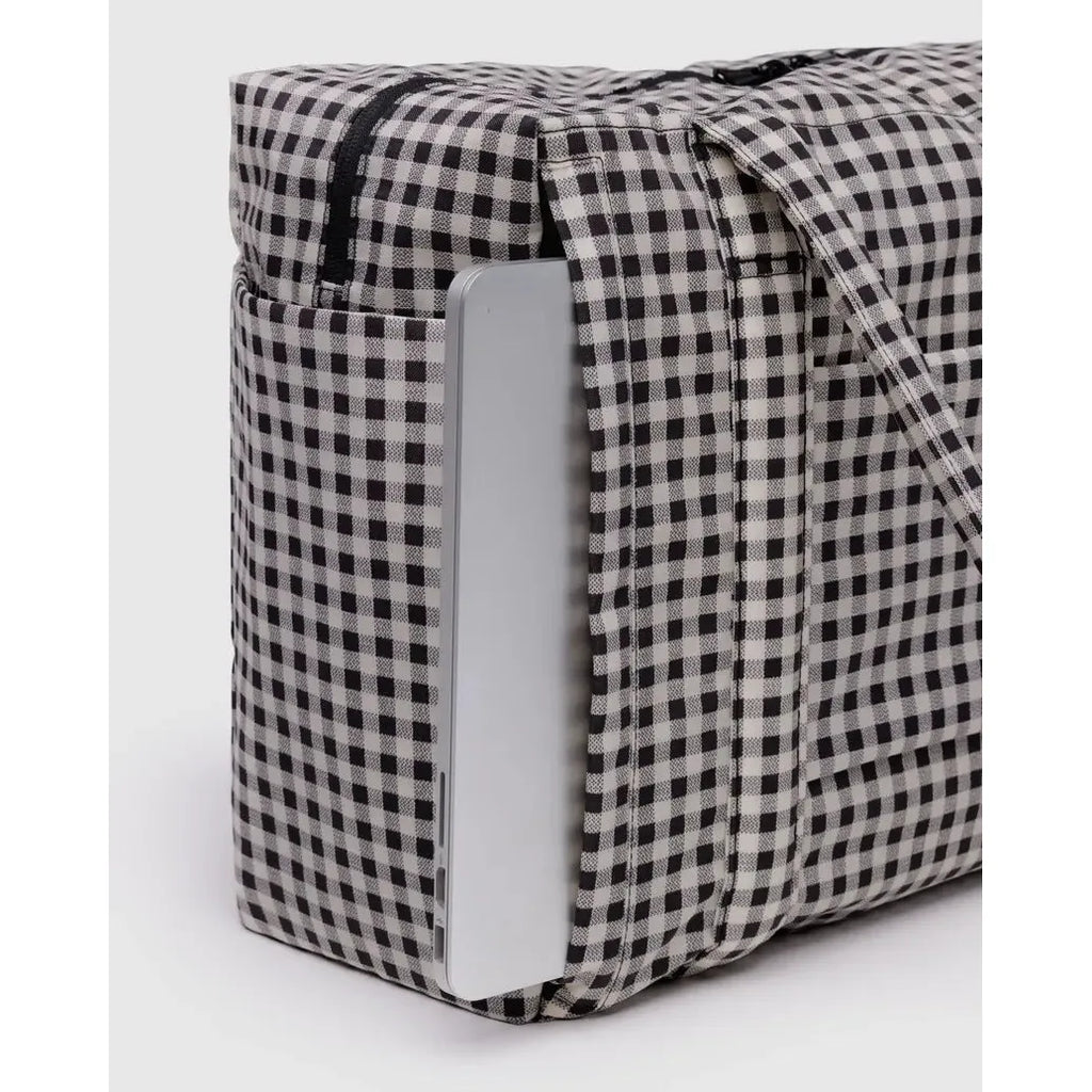 Baggu - Small Cloud Carry-On bag - Black & White Gingham | Scout & Co