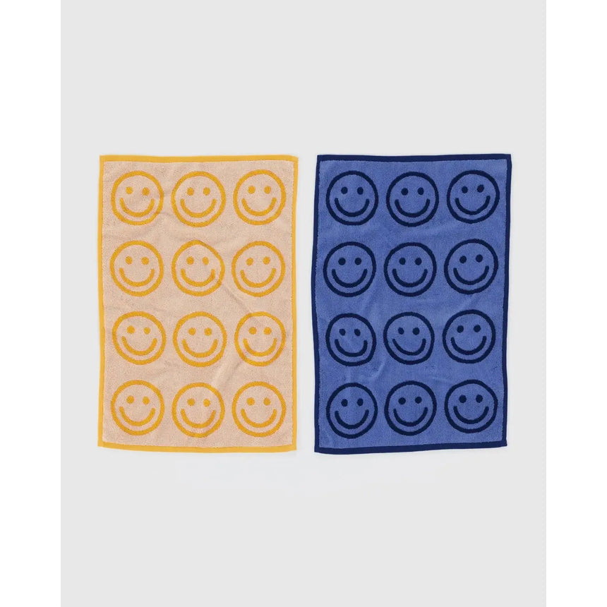 Baggu - Hand towels set of 2 - Happy Blue Marigold | Scout & Co
